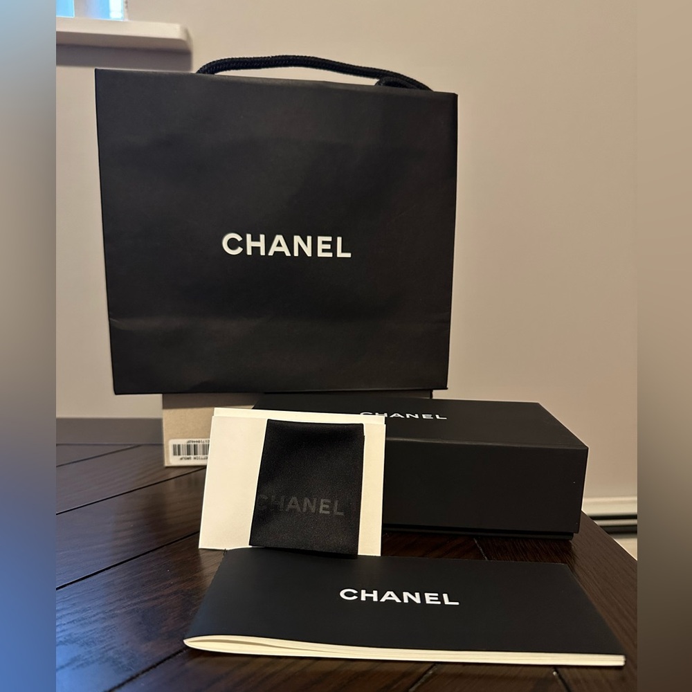 Chanel gift bag and glasses box